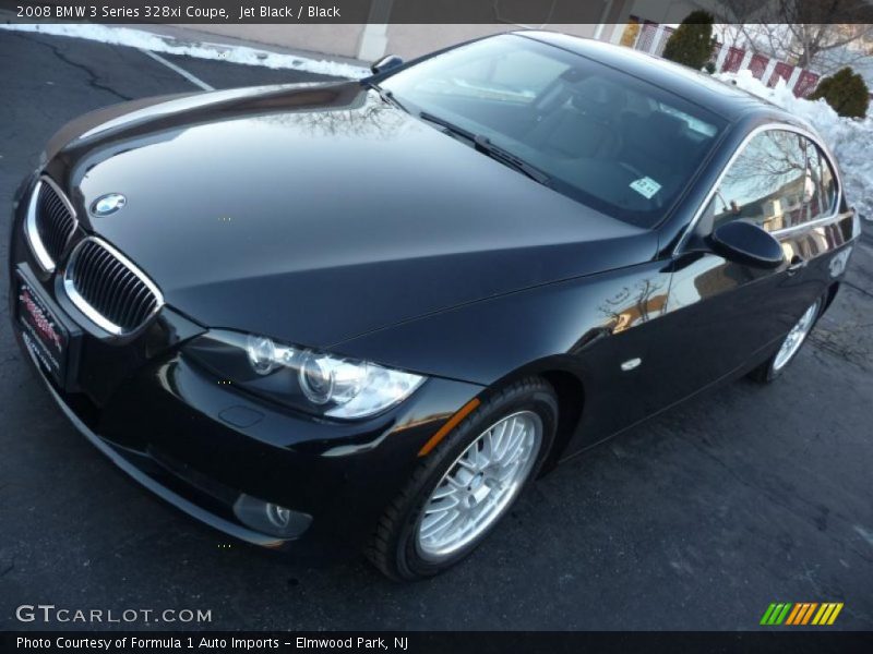 Jet Black / Black 2008 BMW 3 Series 328xi Coupe