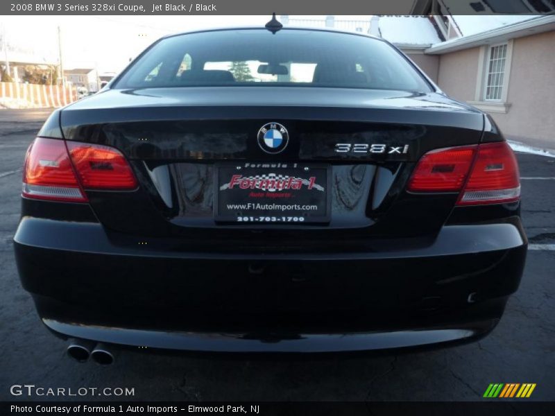 Jet Black / Black 2008 BMW 3 Series 328xi Coupe