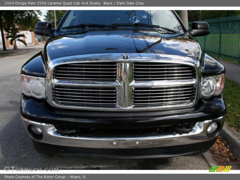 Black / Dark Slate Gray 2004 Dodge Ram 3500 Laramie Quad Cab 4x4 Dually
