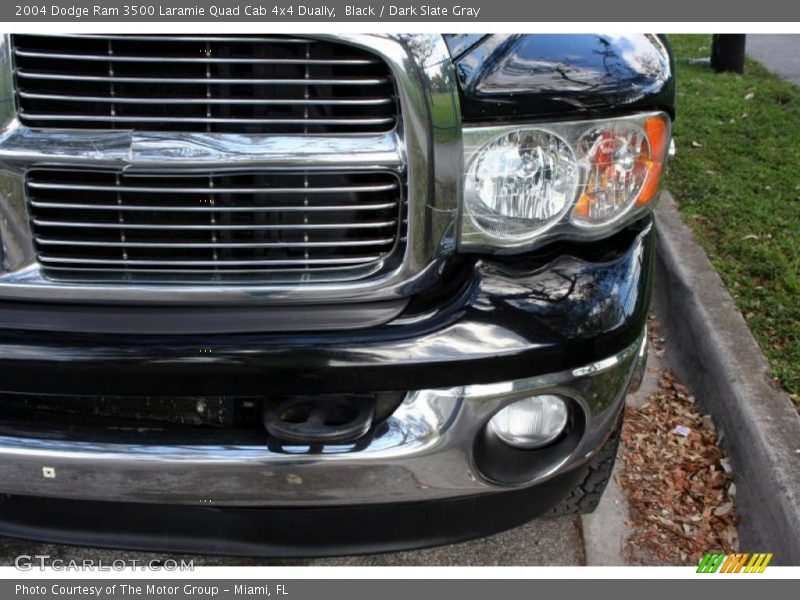 Black / Dark Slate Gray 2004 Dodge Ram 3500 Laramie Quad Cab 4x4 Dually