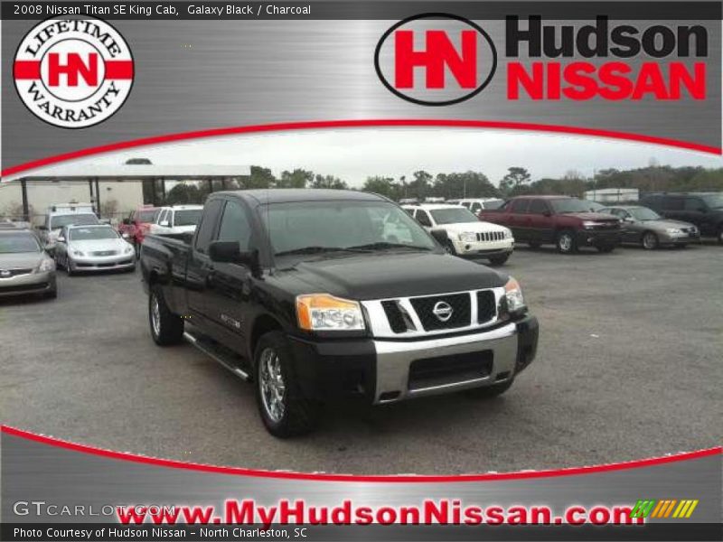 Galaxy Black / Charcoal 2008 Nissan Titan SE King Cab