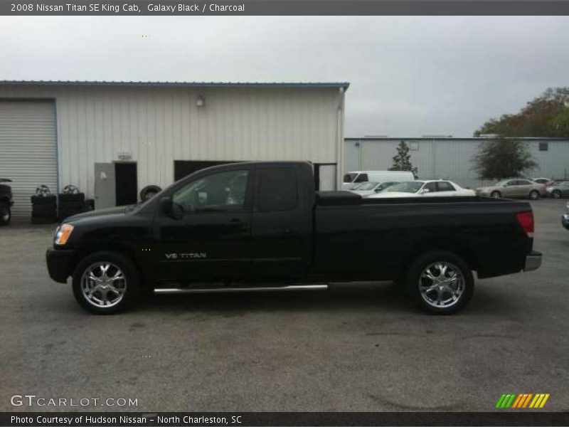 Galaxy Black / Charcoal 2008 Nissan Titan SE King Cab