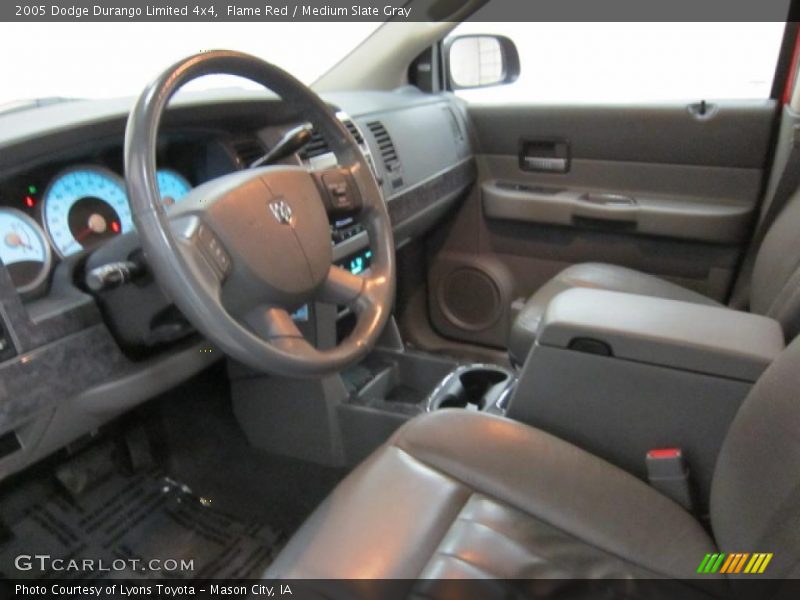 Flame Red / Medium Slate Gray 2005 Dodge Durango Limited 4x4