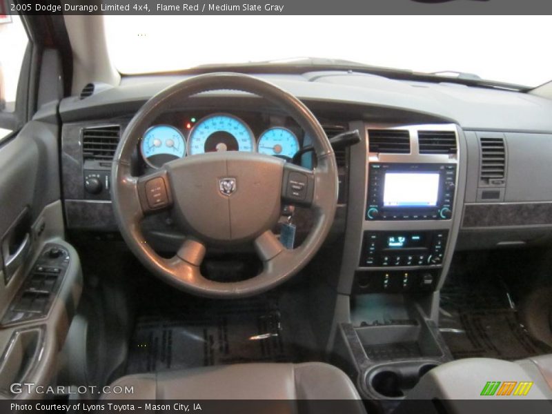 Flame Red / Medium Slate Gray 2005 Dodge Durango Limited 4x4