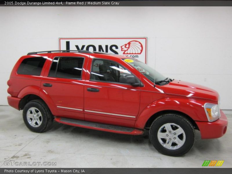 Flame Red / Medium Slate Gray 2005 Dodge Durango Limited 4x4