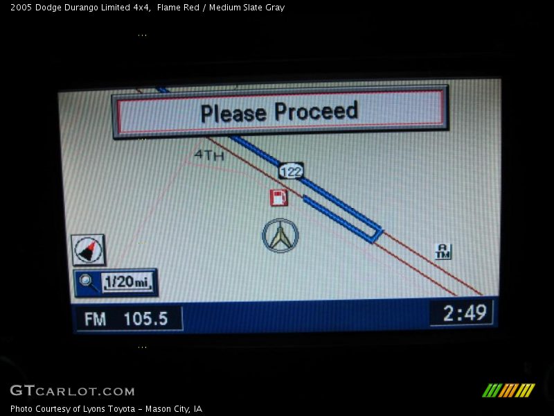 Flame Red / Medium Slate Gray 2005 Dodge Durango Limited 4x4
