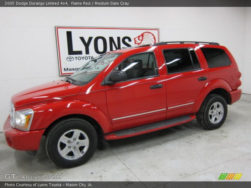 Flame Red / Medium Slate Gray 2005 Dodge Durango Limited 4x4
