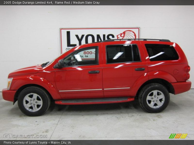 Flame Red / Medium Slate Gray 2005 Dodge Durango Limited 4x4