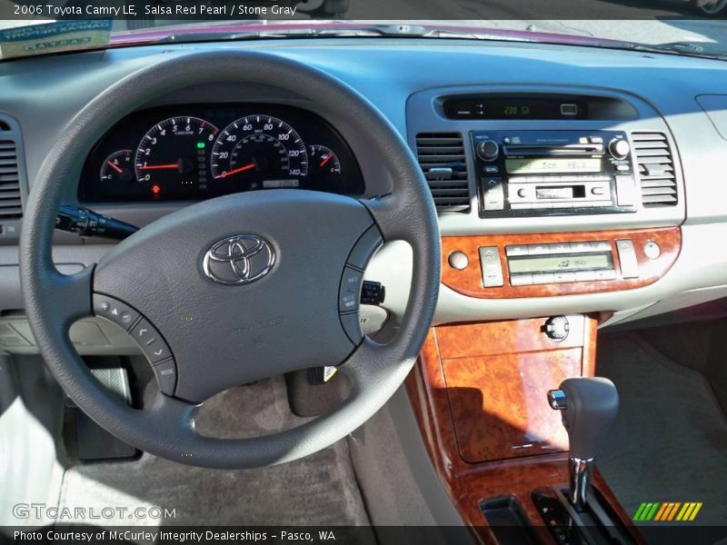 Salsa Red Pearl / Stone Gray 2006 Toyota Camry LE