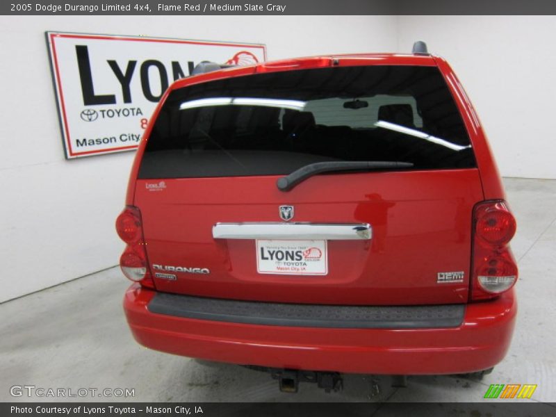 Flame Red / Medium Slate Gray 2005 Dodge Durango Limited 4x4