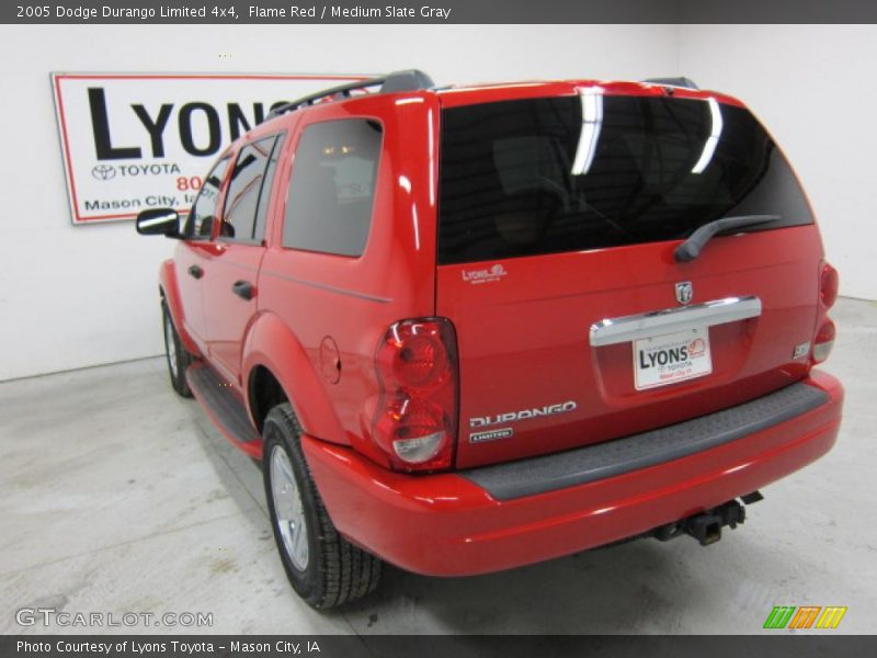 Flame Red / Medium Slate Gray 2005 Dodge Durango Limited 4x4