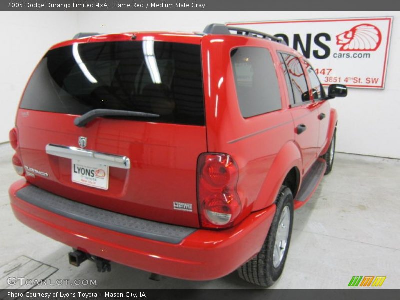 Flame Red / Medium Slate Gray 2005 Dodge Durango Limited 4x4