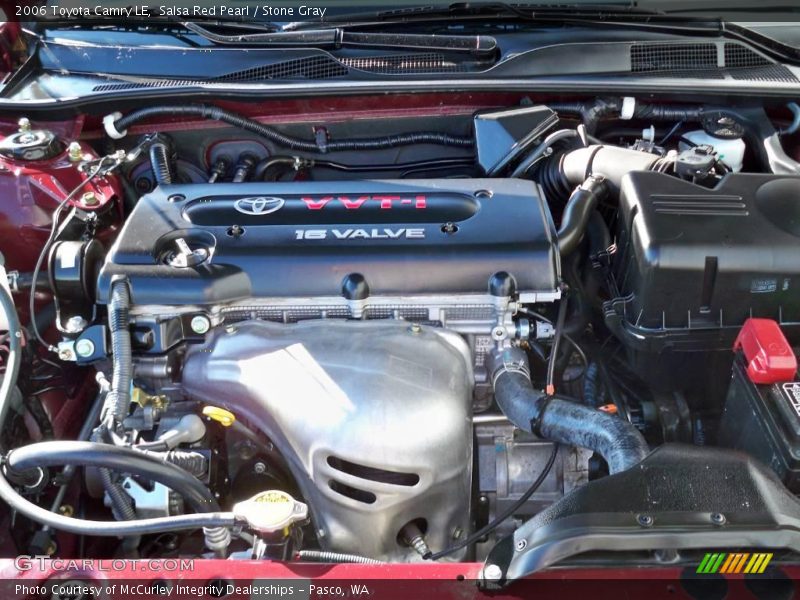 Salsa Red Pearl / Stone Gray 2006 Toyota Camry LE