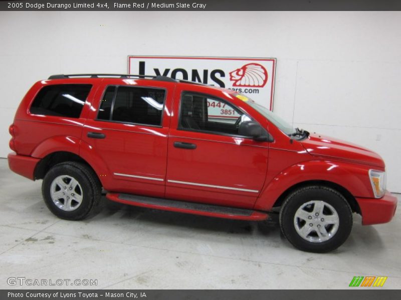 Flame Red / Medium Slate Gray 2005 Dodge Durango Limited 4x4