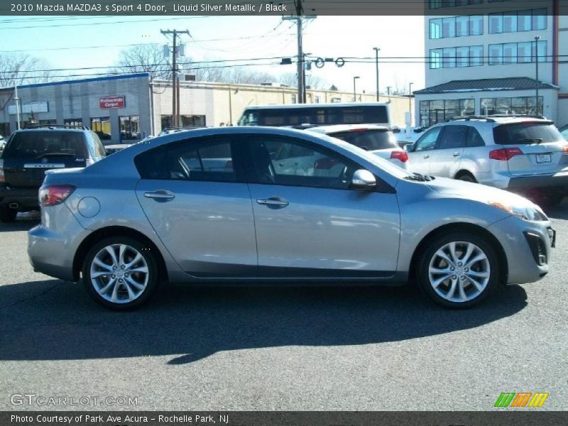 Liquid Silver Metallic / Black 2010 Mazda MAZDA3 s Sport 4 Door