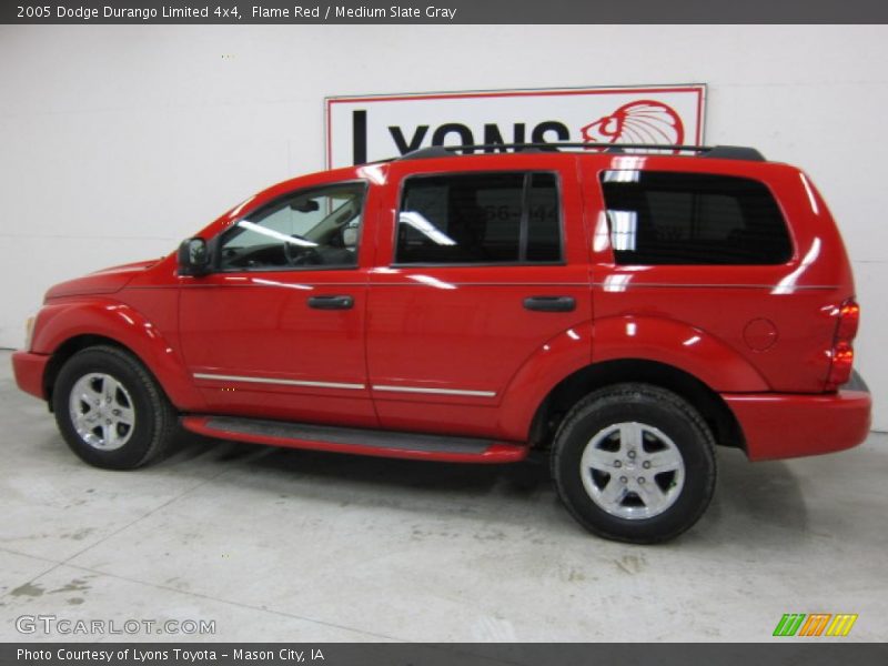 Flame Red / Medium Slate Gray 2005 Dodge Durango Limited 4x4