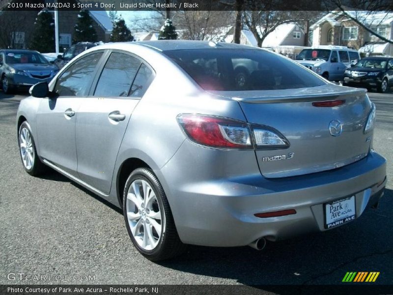 Liquid Silver Metallic / Black 2010 Mazda MAZDA3 s Sport 4 Door