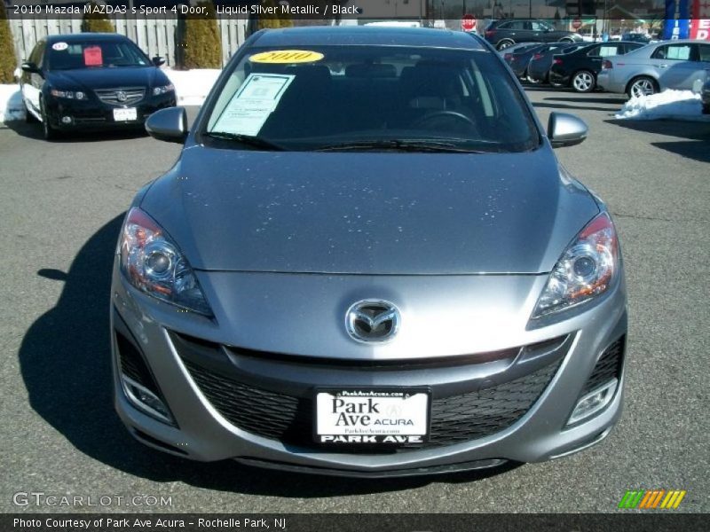 Liquid Silver Metallic / Black 2010 Mazda MAZDA3 s Sport 4 Door