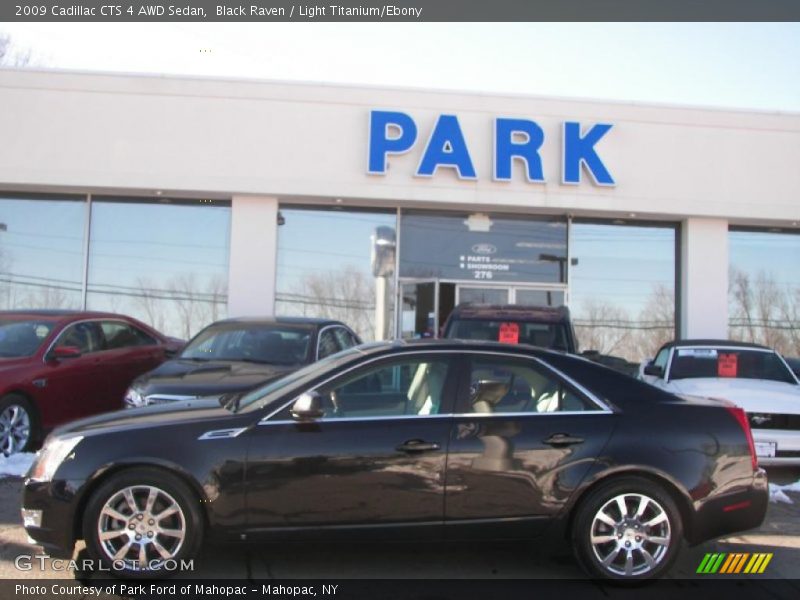 Black Raven / Light Titanium/Ebony 2009 Cadillac CTS 4 AWD Sedan