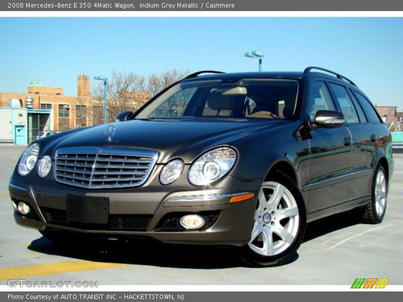 Indium Grey Metallic / Cashmere 2008 Mercedes-Benz E 350 4Matic Wagon