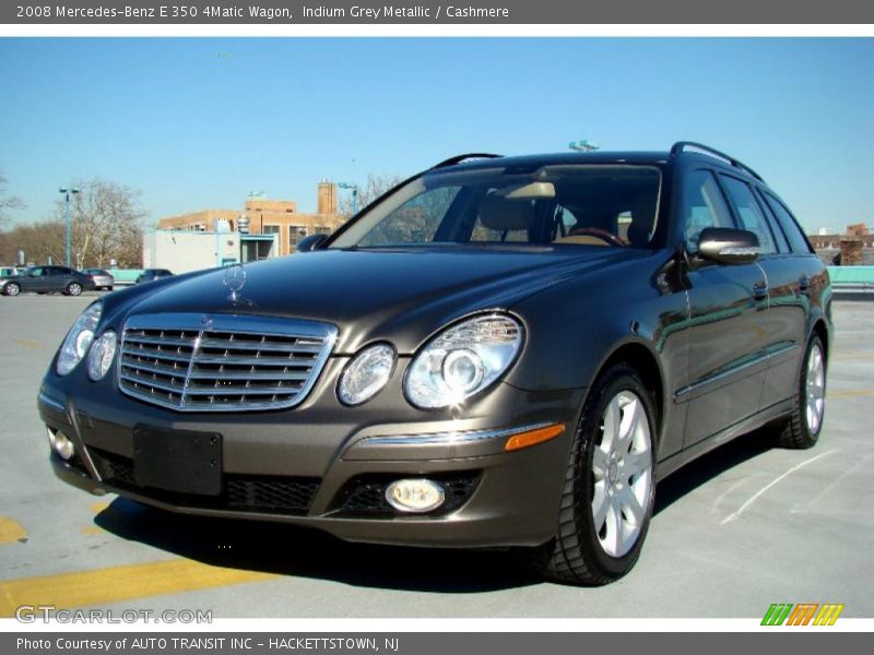 Indium Grey Metallic / Cashmere 2008 Mercedes-Benz E 350 4Matic Wagon