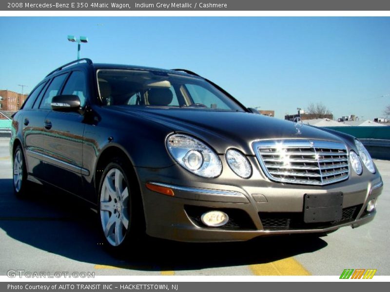 Indium Grey Metallic / Cashmere 2008 Mercedes-Benz E 350 4Matic Wagon
