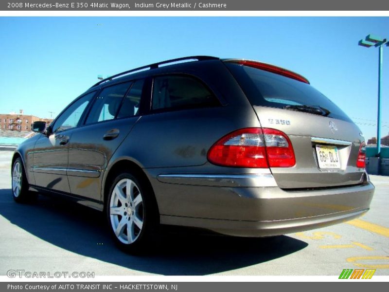 Indium Grey Metallic / Cashmere 2008 Mercedes-Benz E 350 4Matic Wagon