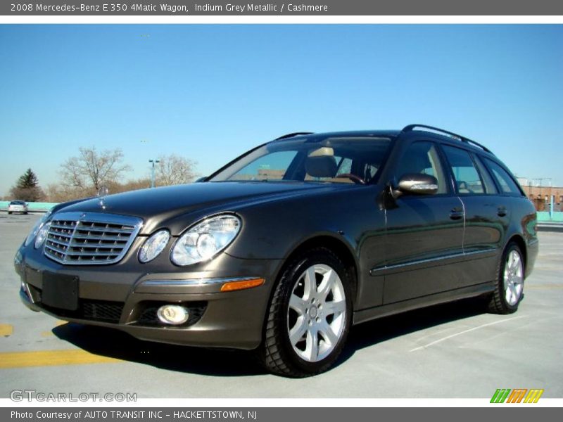 Indium Grey Metallic / Cashmere 2008 Mercedes-Benz E 350 4Matic Wagon