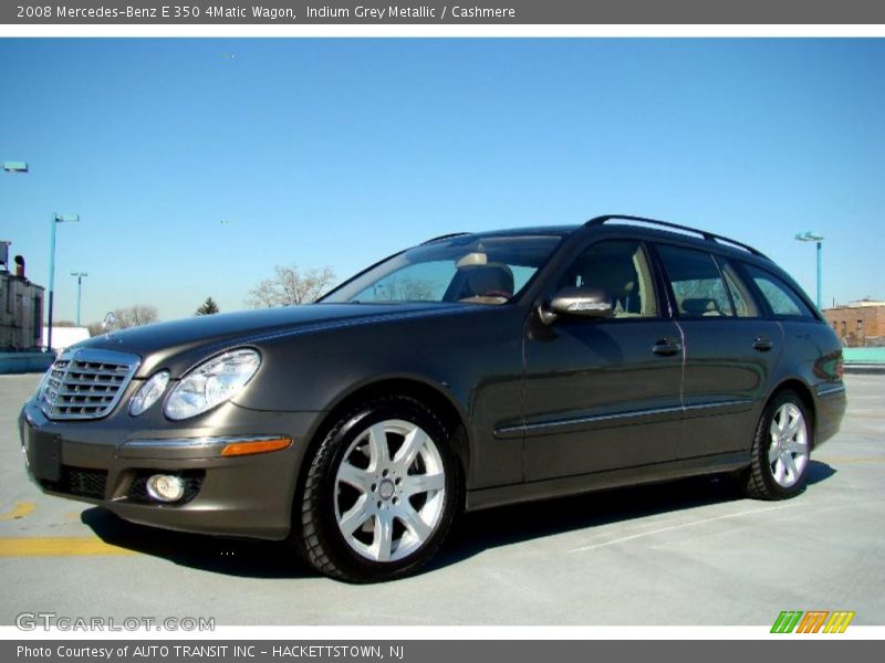 Indium Grey Metallic / Cashmere 2008 Mercedes-Benz E 350 4Matic Wagon