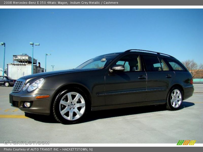 Indium Grey Metallic / Cashmere 2008 Mercedes-Benz E 350 4Matic Wagon