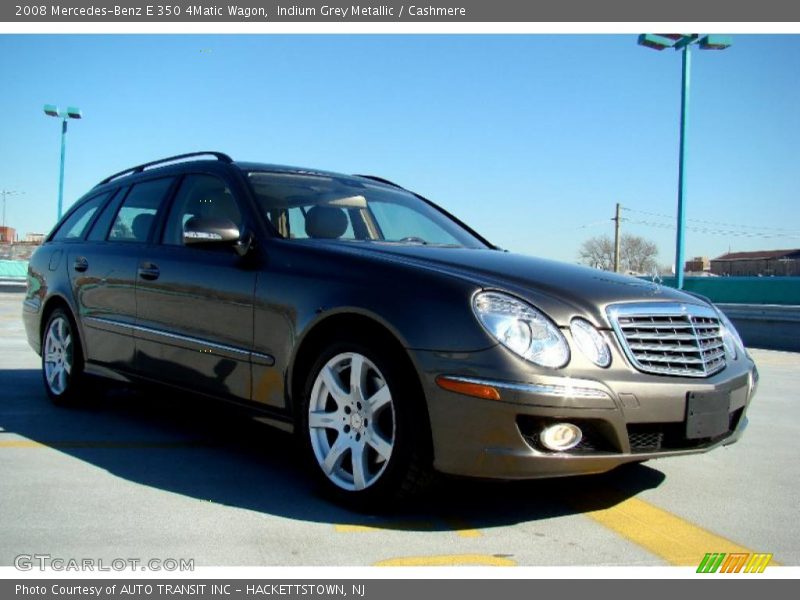 Indium Grey Metallic / Cashmere 2008 Mercedes-Benz E 350 4Matic Wagon