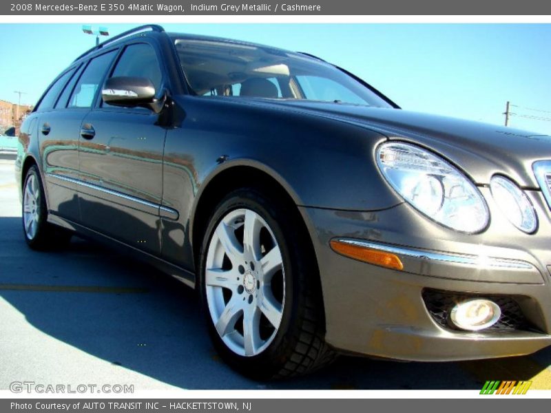 Indium Grey Metallic / Cashmere 2008 Mercedes-Benz E 350 4Matic Wagon
