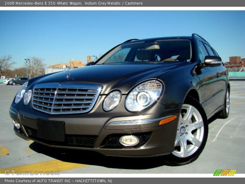 Indium Grey Metallic / Cashmere 2008 Mercedes-Benz E 350 4Matic Wagon