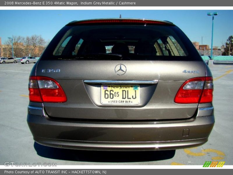 Indium Grey Metallic / Cashmere 2008 Mercedes-Benz E 350 4Matic Wagon