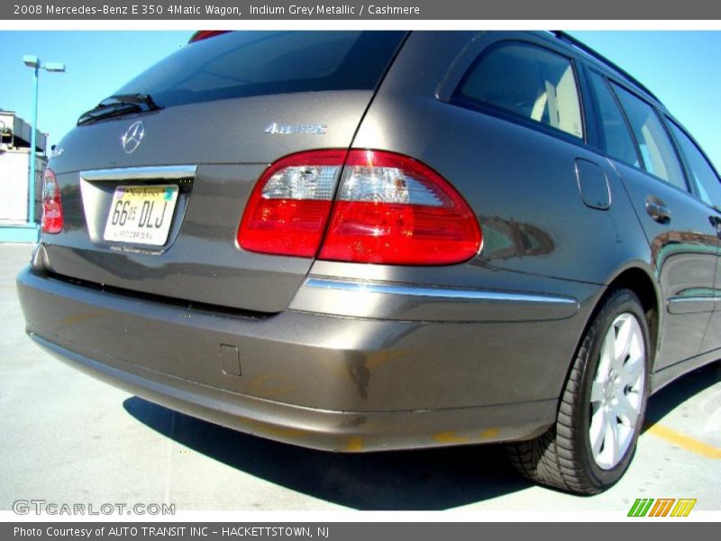 Indium Grey Metallic / Cashmere 2008 Mercedes-Benz E 350 4Matic Wagon