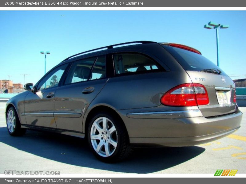 Indium Grey Metallic / Cashmere 2008 Mercedes-Benz E 350 4Matic Wagon