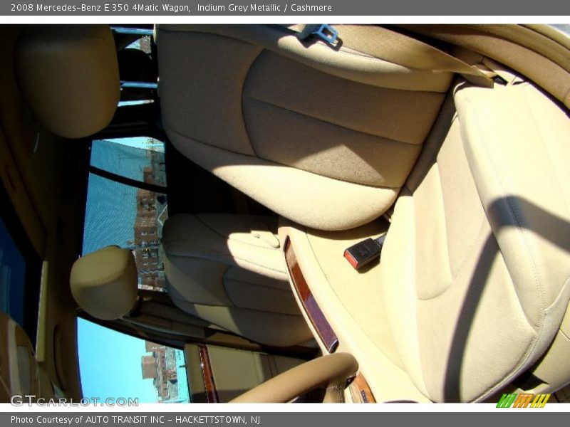 Indium Grey Metallic / Cashmere 2008 Mercedes-Benz E 350 4Matic Wagon