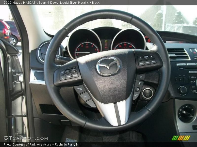 Liquid Silver Metallic / Black 2010 Mazda MAZDA3 s Sport 4 Door