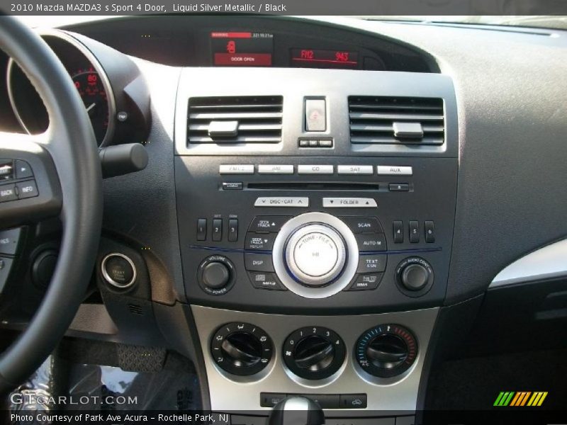 Controls of 2010 MAZDA3 s Sport 4 Door