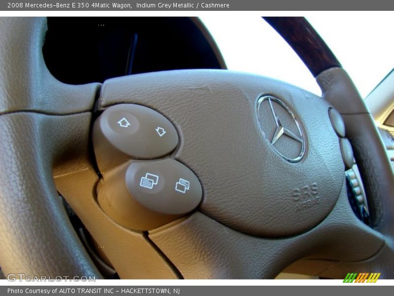 Indium Grey Metallic / Cashmere 2008 Mercedes-Benz E 350 4Matic Wagon