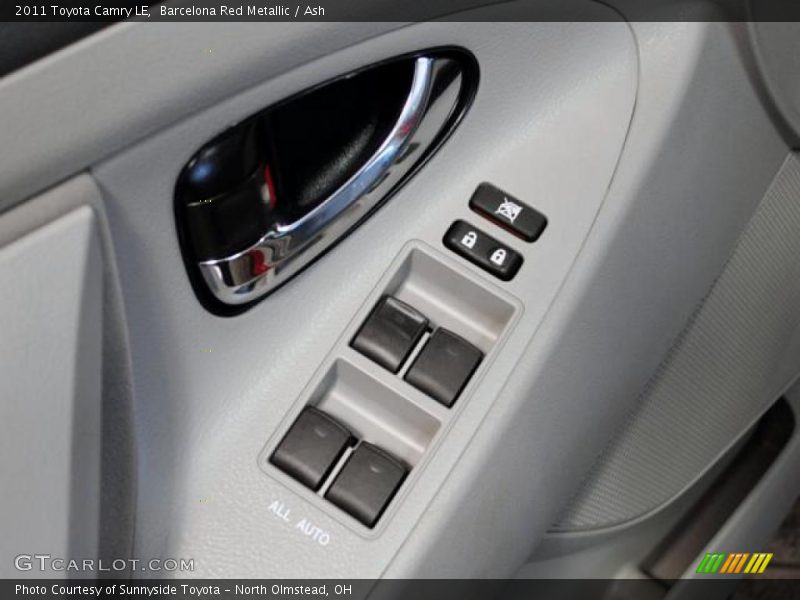 Barcelona Red Metallic / Ash 2011 Toyota Camry LE