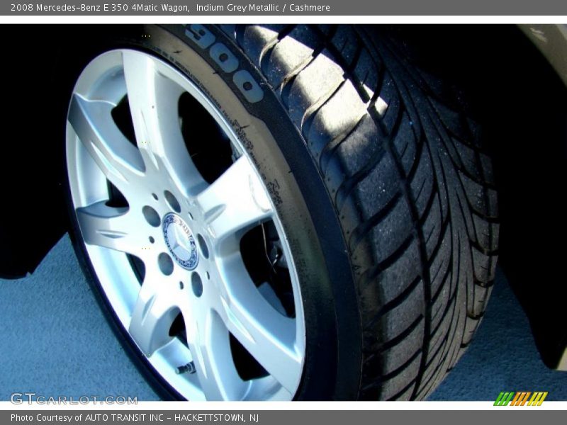 Indium Grey Metallic / Cashmere 2008 Mercedes-Benz E 350 4Matic Wagon