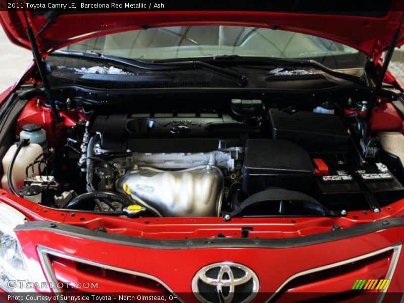 Barcelona Red Metallic / Ash 2011 Toyota Camry LE