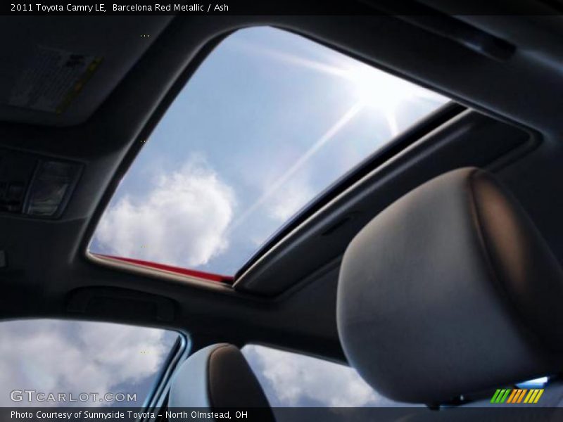 Barcelona Red Metallic / Ash 2011 Toyota Camry LE