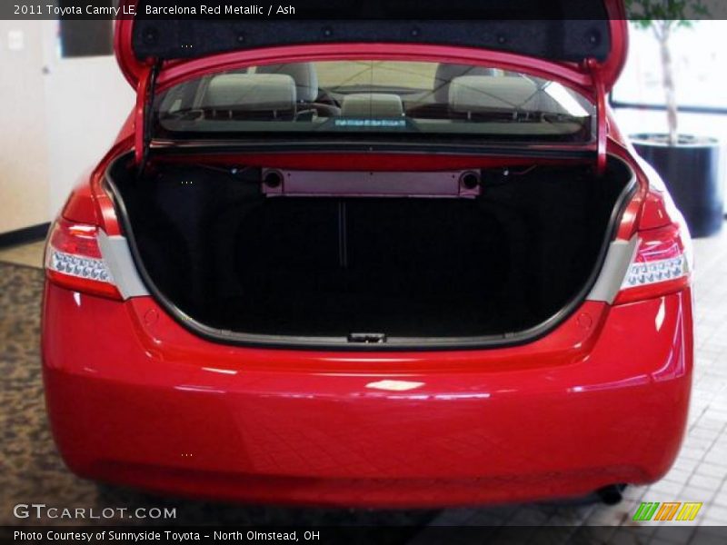 Barcelona Red Metallic / Ash 2011 Toyota Camry LE