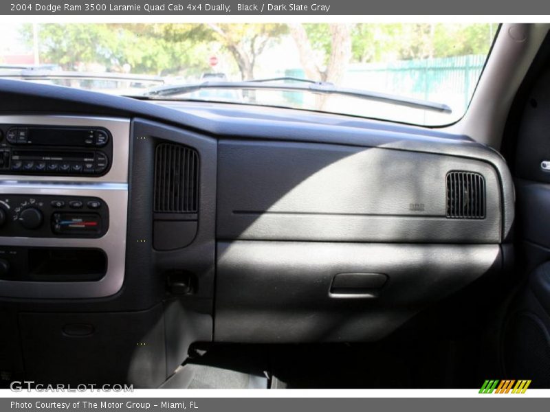 Black / Dark Slate Gray 2004 Dodge Ram 3500 Laramie Quad Cab 4x4 Dually