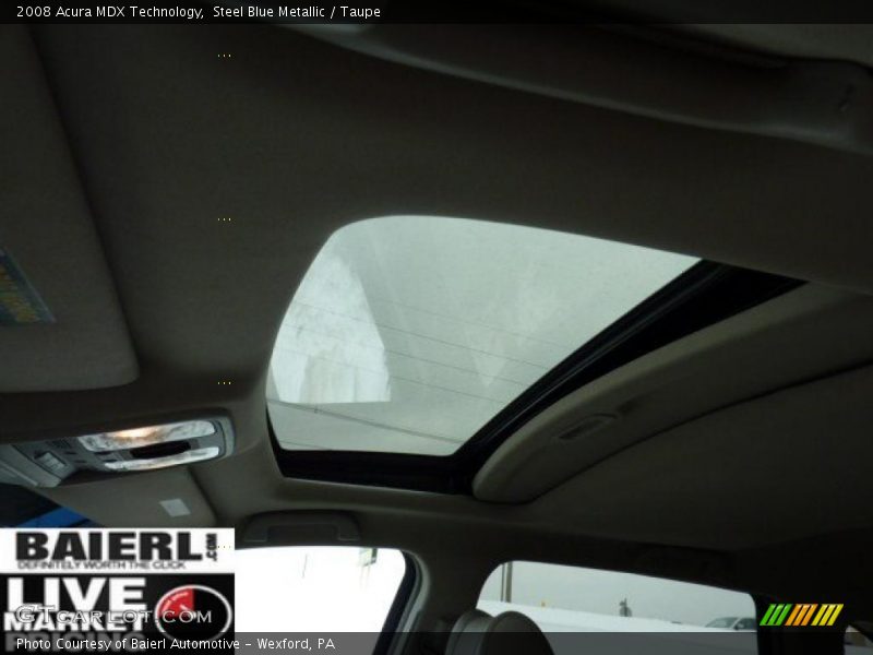 Steel Blue Metallic / Taupe 2008 Acura MDX Technology