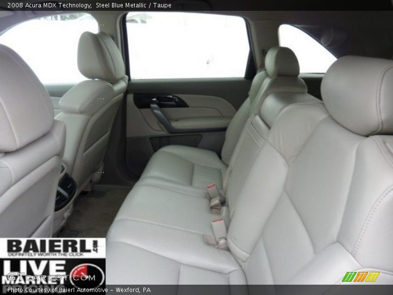 Steel Blue Metallic / Taupe 2008 Acura MDX Technology