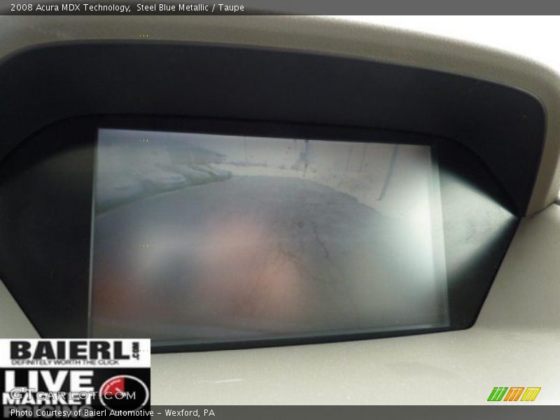Steel Blue Metallic / Taupe 2008 Acura MDX Technology
