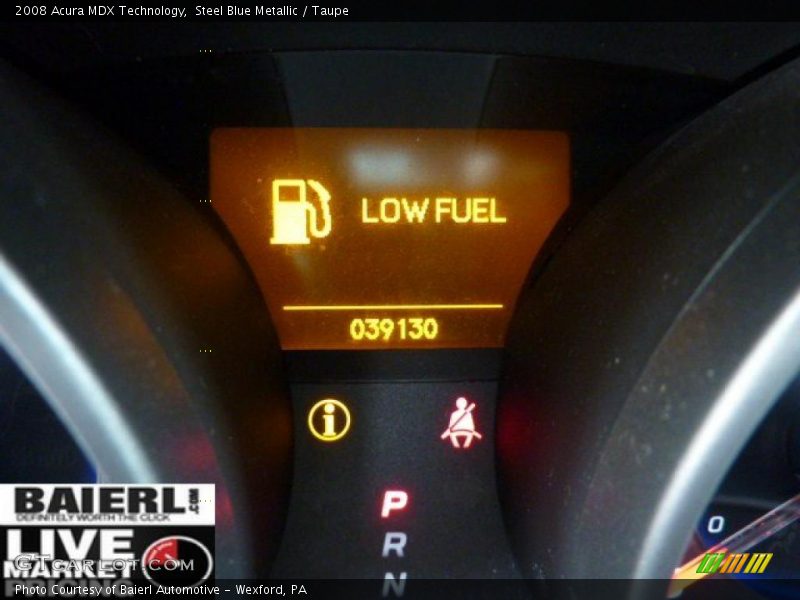 Steel Blue Metallic / Taupe 2008 Acura MDX Technology